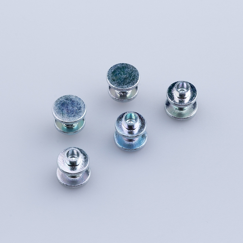  Mixed-style carbon steel tire studs with eco-friendly blue zinc plating, versatile anti-slip options 